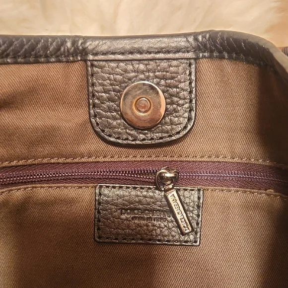 Dolce & Gabbana Black and Brown Leopard Print Tote - Picture 3 of 9